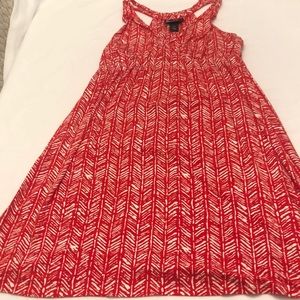 Lane Bryant patterned sleeveless dress